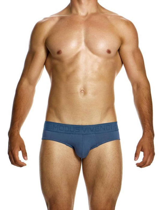 Modus Vivendi Classic Brief Bamboo Eco-Jacquard Briefs Blue Indigo 13415 184