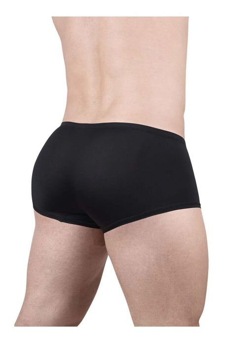 ErgoWear X4D Mini Boxer Trunks 3D-Seamed Pouch in Black 1701