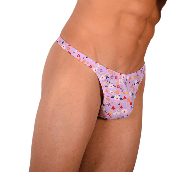 XS/S Smu Tanning Walking around Flowers Thong MX18 33967