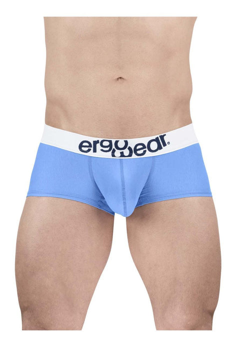 ErgoWear Boxer MAX Cotton Light-Weight Trunks in Light Blue 1713