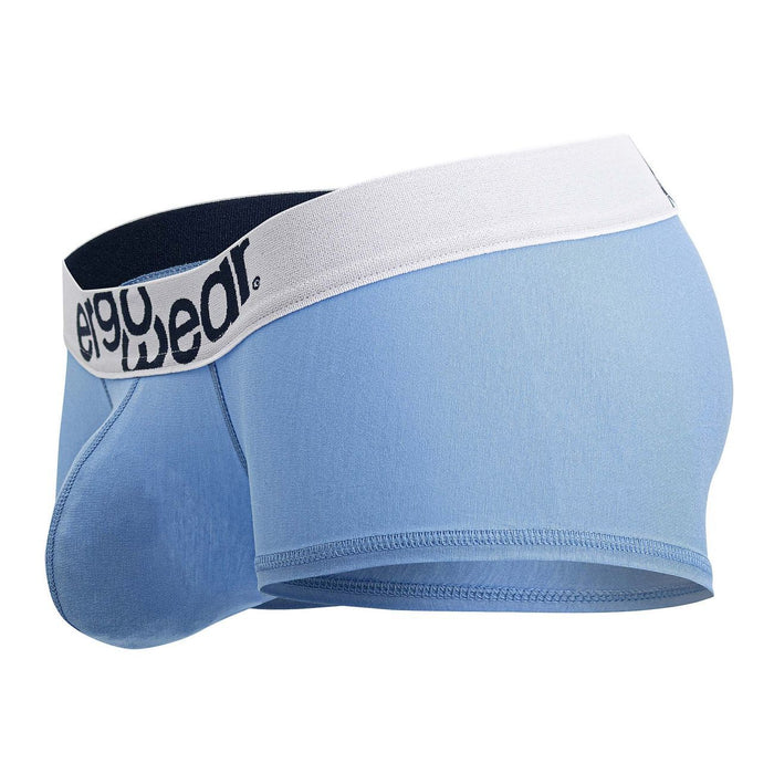 ErgoWear Boxer MAX Cotton Light-Weight Trunks in Light Blue 1713