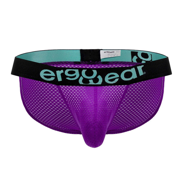 ErgoWear Bikini Brief MAX Mesh Pouch Low-Rise Briefs Purple 1396