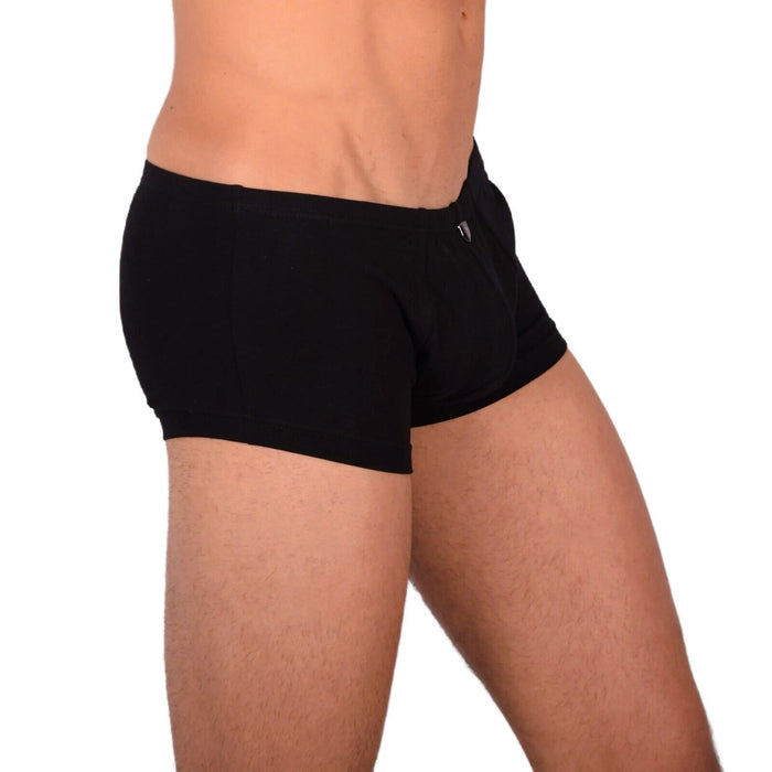 SMALL SMU Tanning Walking around sheer Black Boxer MX19 33977