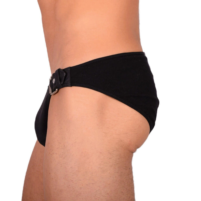 OS Smu Tanning Walking around sheer Black Brief  MX19 33979