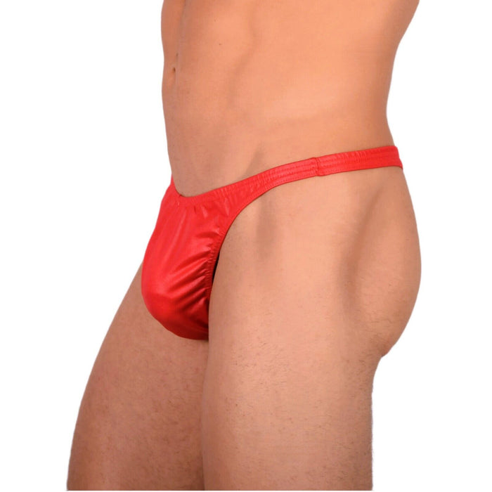 S/M SMU Sheer Red Thong MX19 33991