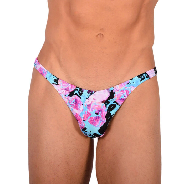 S/M SMU Sheer Multicolor Thong MX19 34007