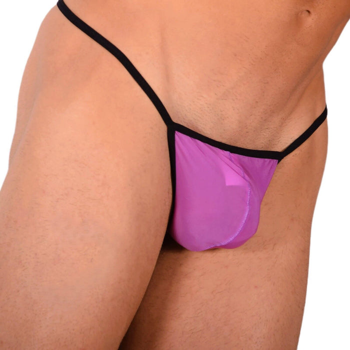 XS Smu Tanning Walking around sheer Purple String MX19 34019