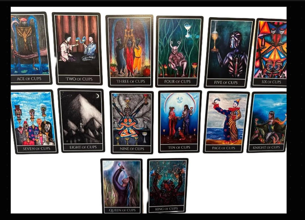 The Shapeshifting Tarot Cards - Full Deck Unique Artwork By SATIN BEES