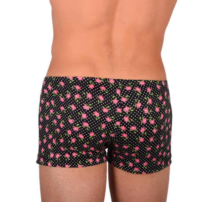 2XS/XS Smu Tanning Walking around sheer Floral Mini Boxer MX19 34026