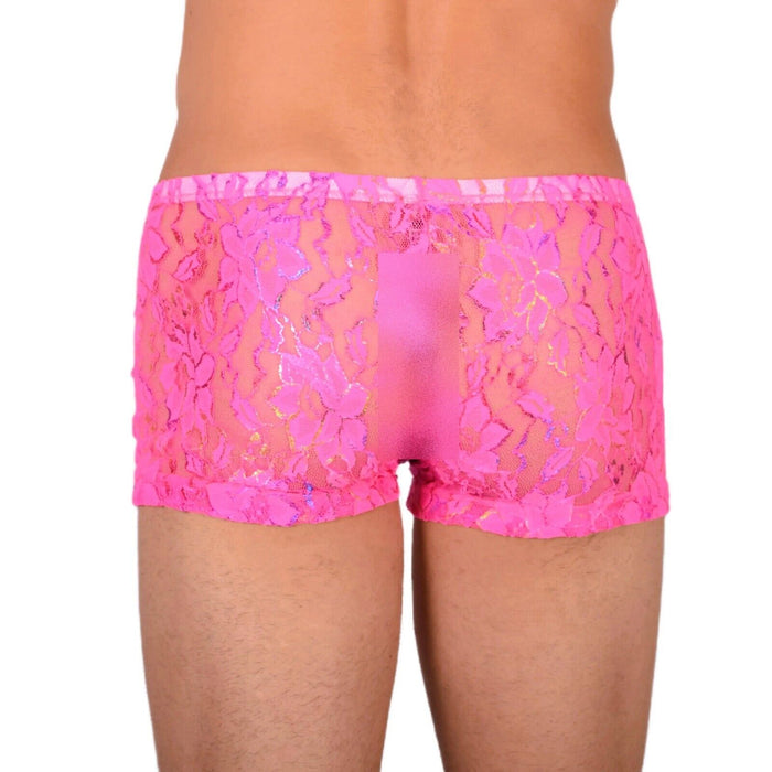 2XS/XS Smu Tanning Walking around C-Thru Pink Mini Boxer MX19 34033