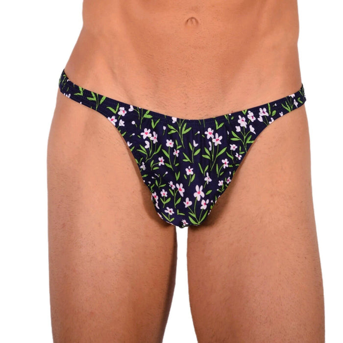 XS/S SMU Tanning Walking around Floral Thong MX19 34038