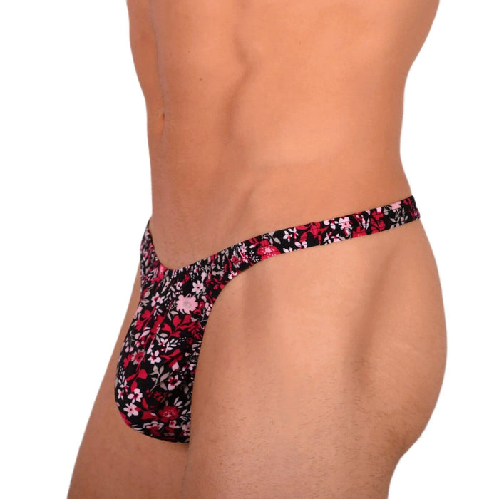 XS/S SMU Tanning Walking around Floral Thong MX19 34041