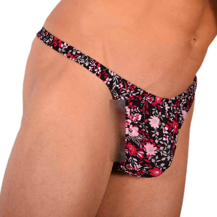 XS/S SMU Tanning Walking around Floral Thong MX19 34041