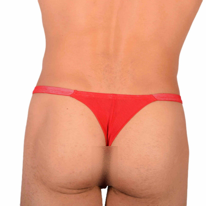 XS/S SMU Tanning Walking around Red Thong MX19 34048