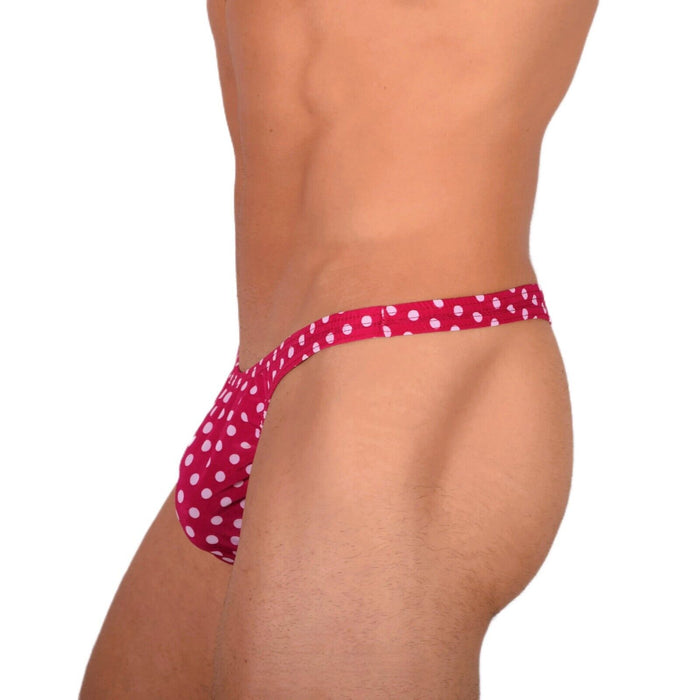 XS/S SMU Tanning Walking around Pink Thong MX19 34049