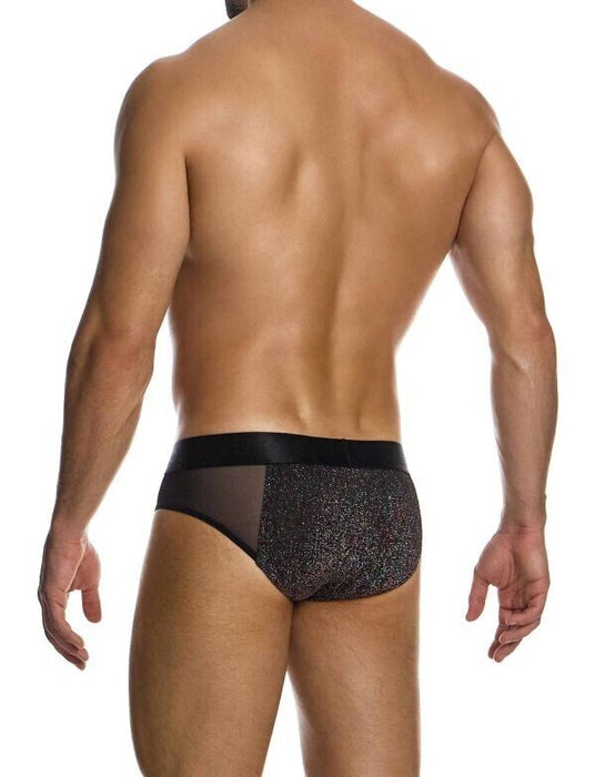 MODUS VIVENDI Delusion Classic Brief Knitted Lurex Yarns Black Jacquard 02513