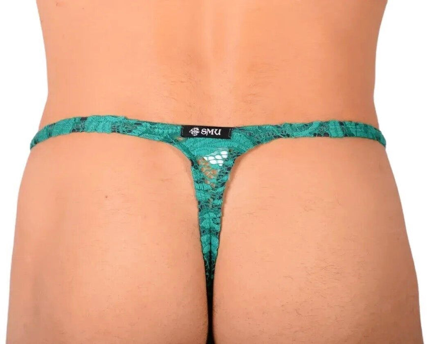 S SMU Sensual Green C-Thru Thong MX20 34114