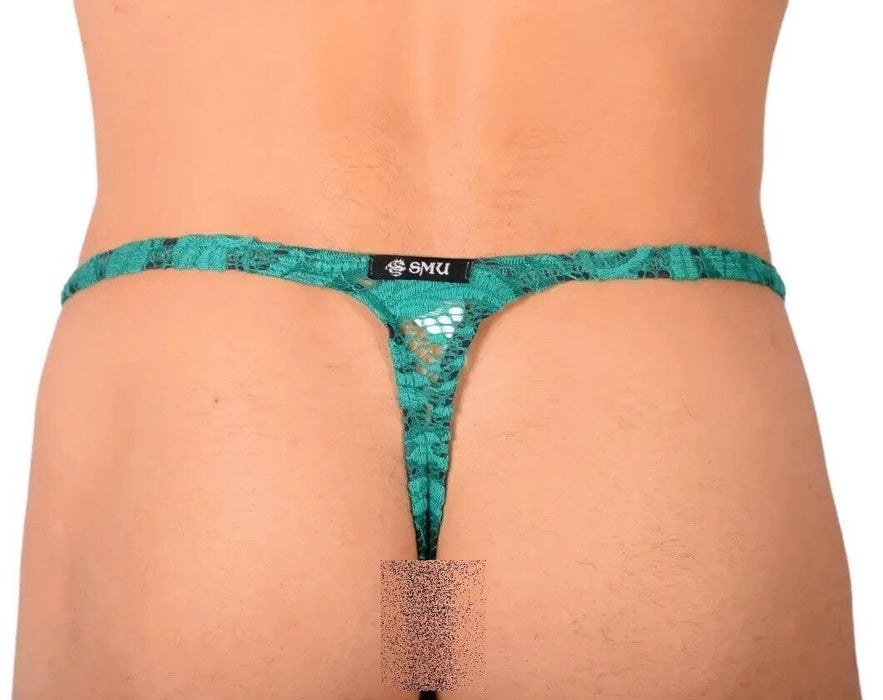 S SMU Sensual Green C-Thru Thong MX20 34114