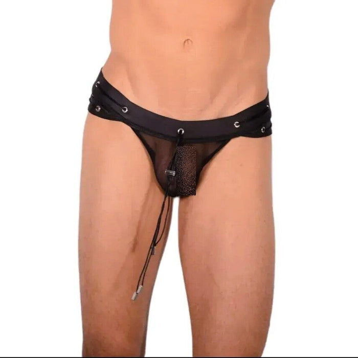 M SMU Sensual Special Black Jockstrap MX21 34146