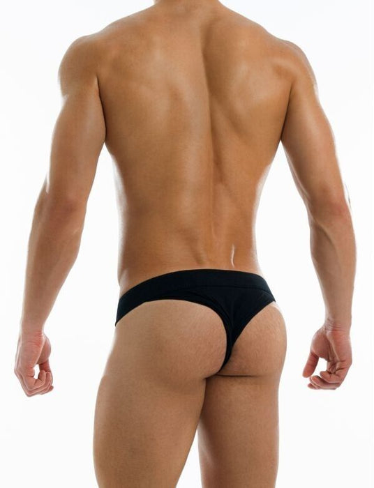 MODUS VIVENDI Sumo Brief or T-String Functional Press-Stud Buttons Black 15012