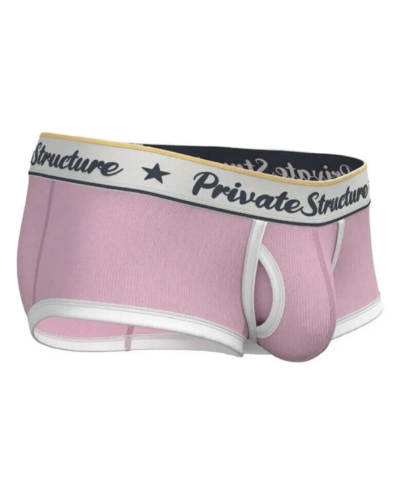 PRIVATE STRUCTURE Classic Boxer Mid-Waist Trunk in Finch Pink 4530 113