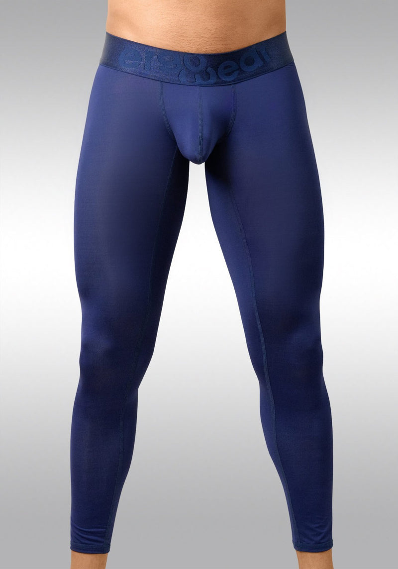 ErgoWear MAX BOLD Leggings 3-D Nose Shaped Pouch Long Johns in Dark Blue 1782 81