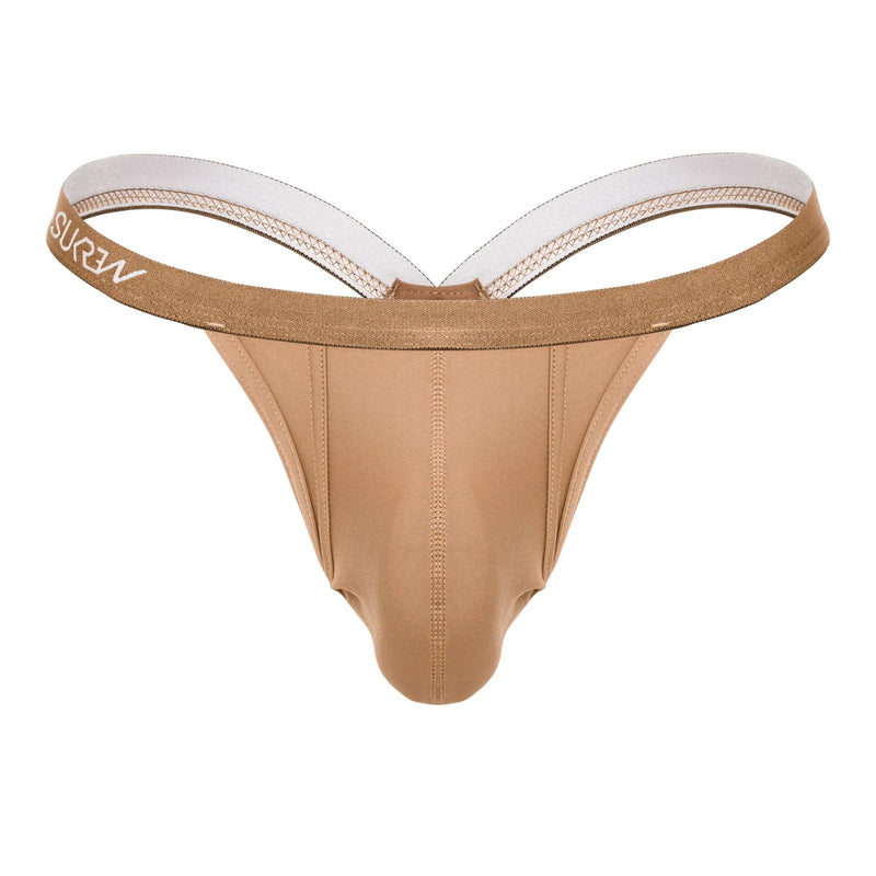 SUKREW Bubble Thong Rounded Cupping Pouch Low-Rise Thongs in Cortado 30
