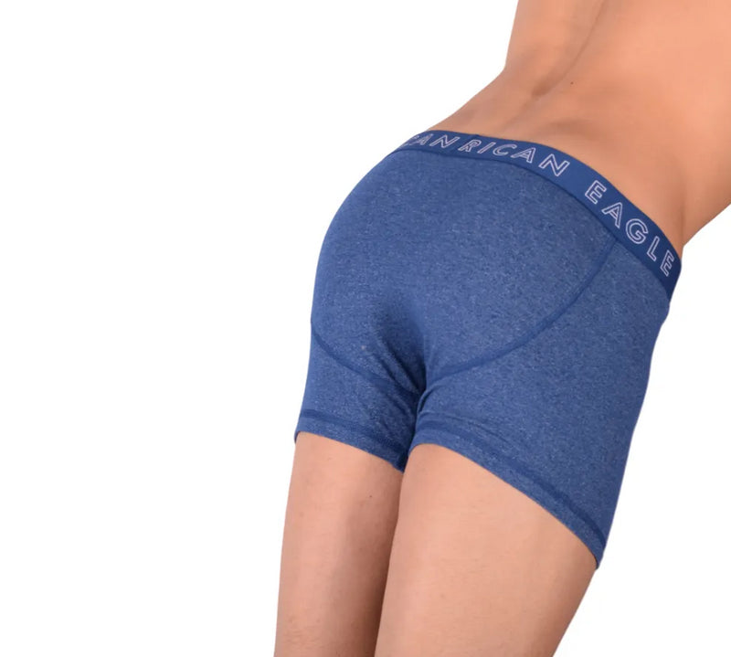 Medium American Eagle Fly Front Boxer Brief Blue AE1
