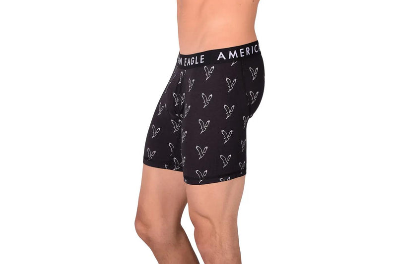 American Eagle Grey Eagles Fly Front Boxer Brief AE1