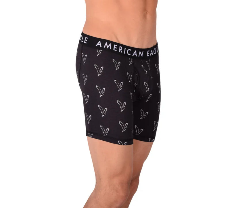 American Eagle Grey Eagles Fly Front Boxer Brief AE1