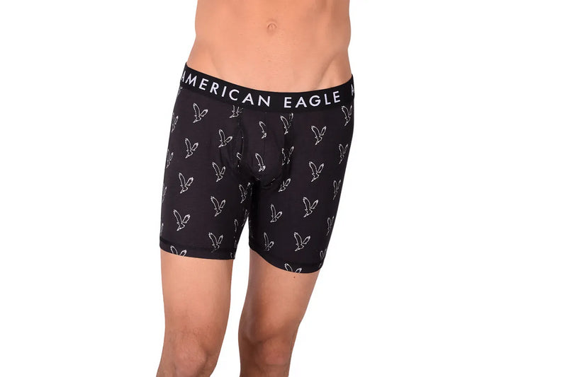 American Eagle Grey Eagles Fly Front Boxer Brief AE1