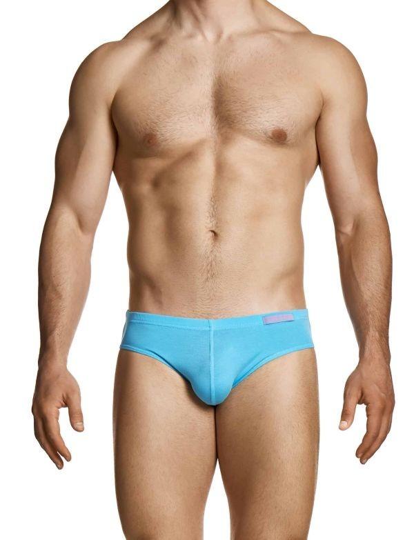 MODUS VIVENDI Upcycled Cotton Briefs Classic Retro Style Brief Blue 22413-1 104