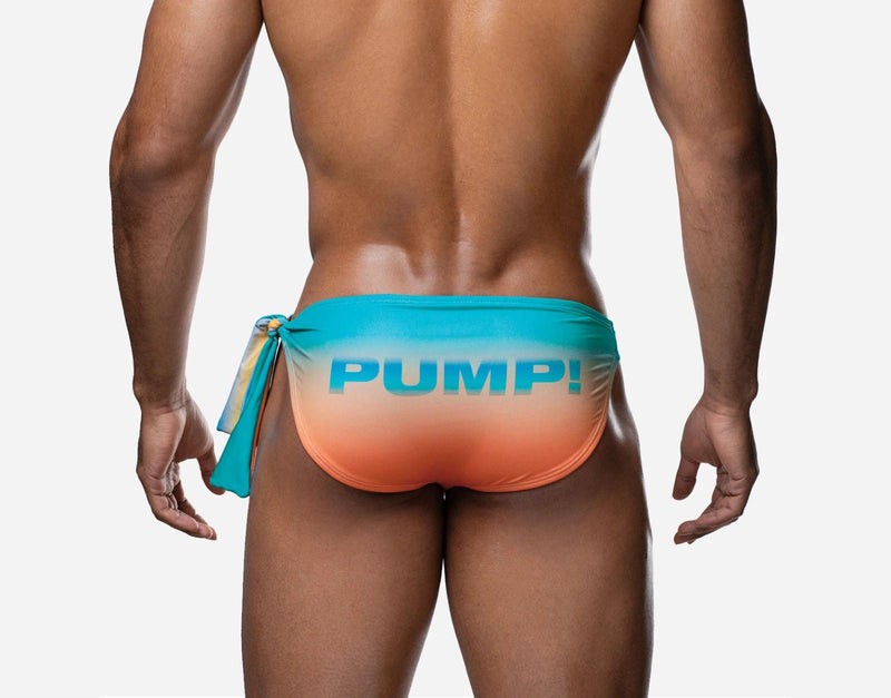 PUMP! Swim Brief Heatwave Knotty Adjustable Tie-Side Knot Swimwear 13029 8