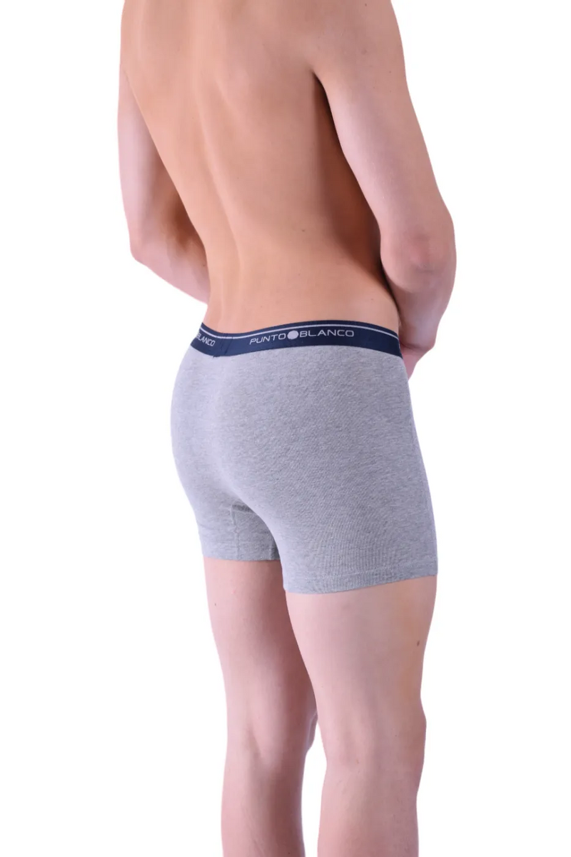 Punto Blanco Boxer Anatomic Cotton Boxers GREY Blue Band 3393 23