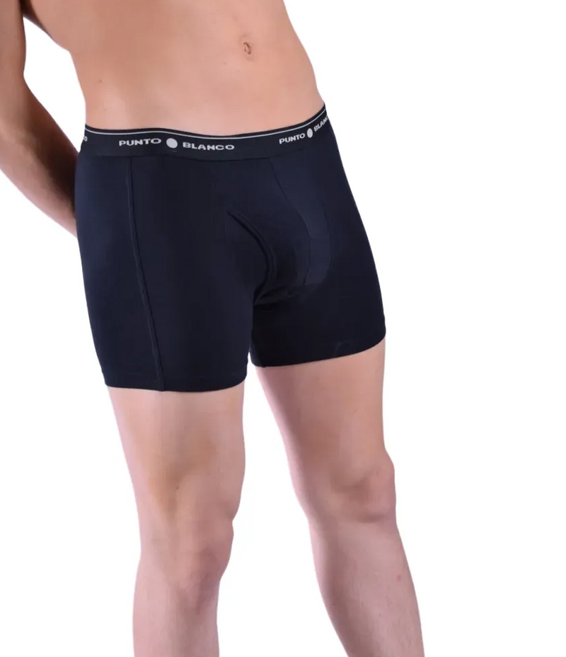 Punto Blanco Boxer Anatomico Comfy Cotton Boxers Black 3393 24