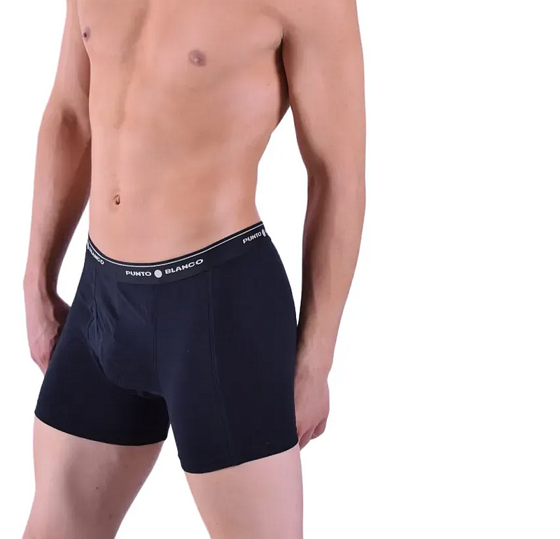 Punto Blanco Boxer Anatomico Comfy Cotton Boxers Black 3393 24