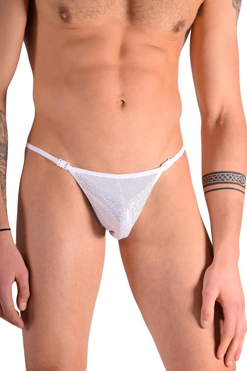 Large L'Homme Invisible Ibiza Silver Splash detachable String MX11X 5