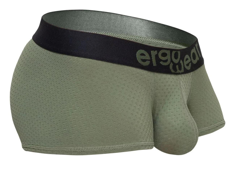 ErgoWear Boxer Trunk MAX Flow Micro-Mesh Boxer Stretch in Dark Green 1787 51