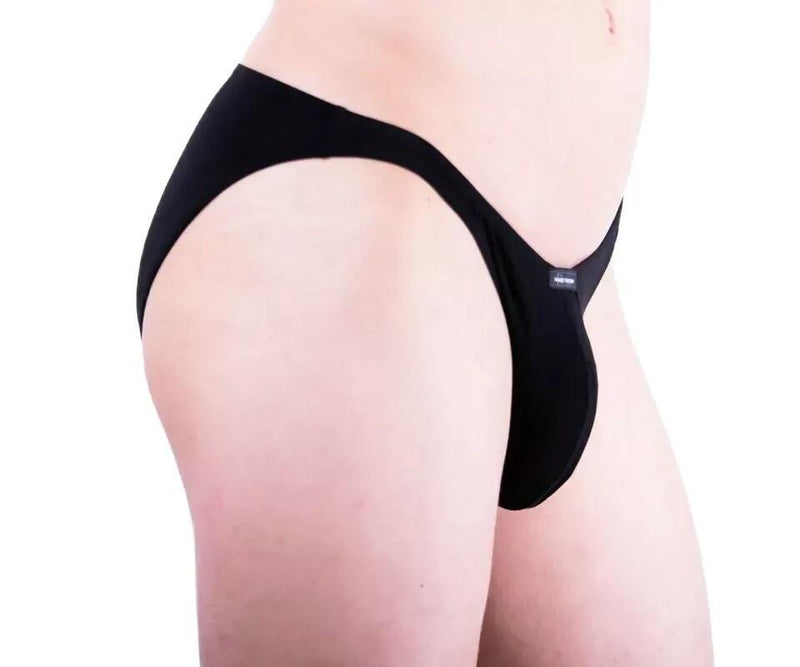 Private Structure Brief Desire Glaze Briefs-Bikini Cut Black 3571 66