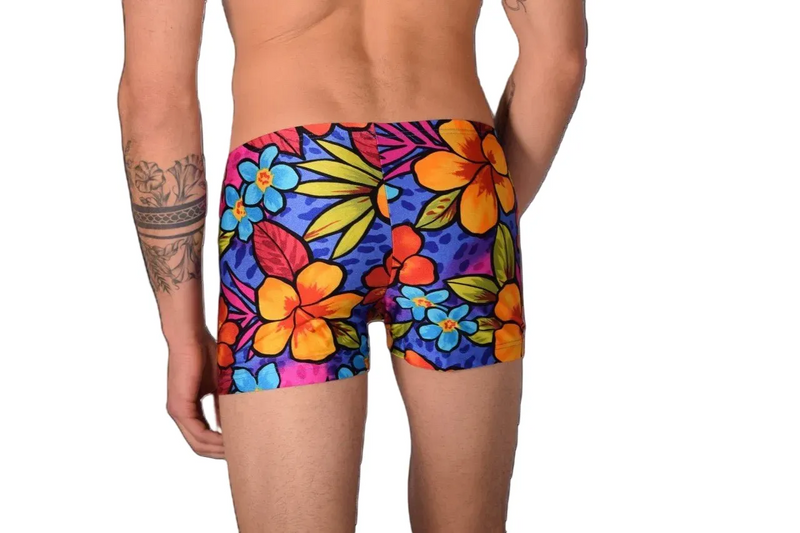 XS SMU Swim Hipster Underwear Hot Flowers 43108 MX12