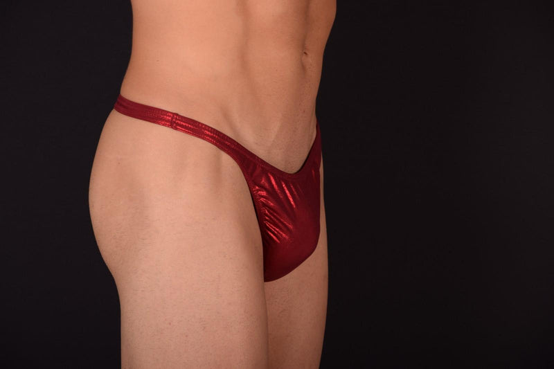 Small SMU Fllash Red Thong 28/32 Inch waist MX22 110122