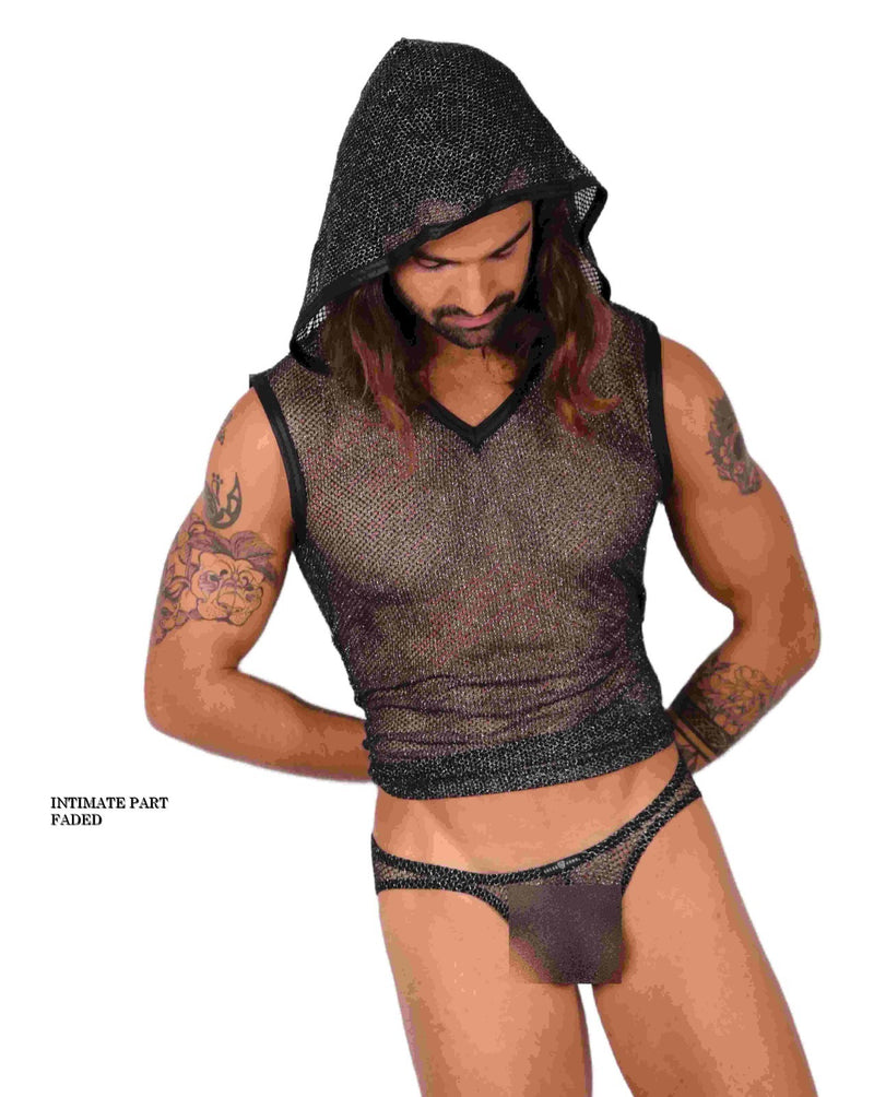 Medium Gregg homme Mesh Silver Brief MX22 100127