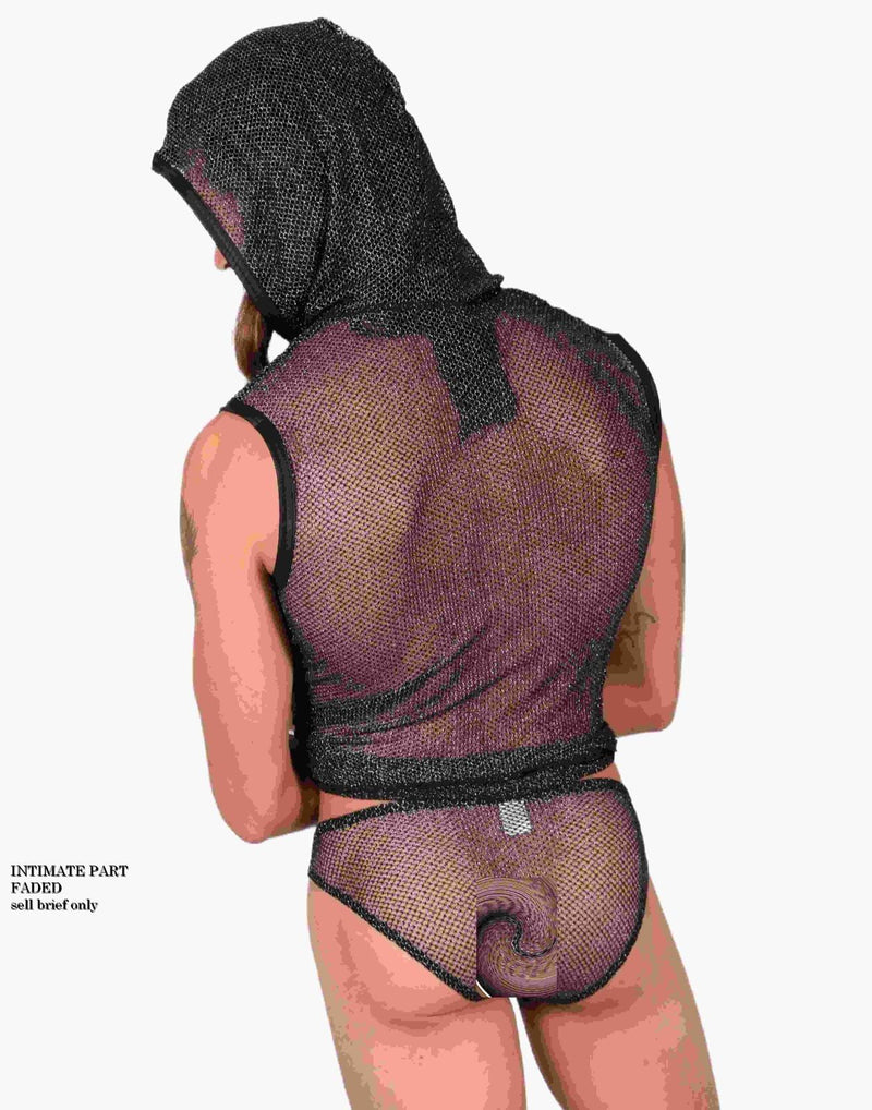 Medium Gregg homme Mesh Silver Brief MX22 100127