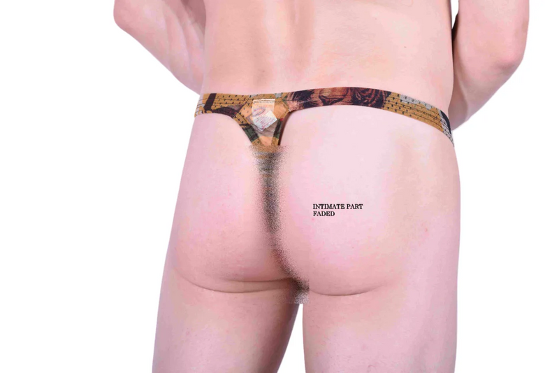 XL Gregg Homme Broadway Sheer Thong Gar04