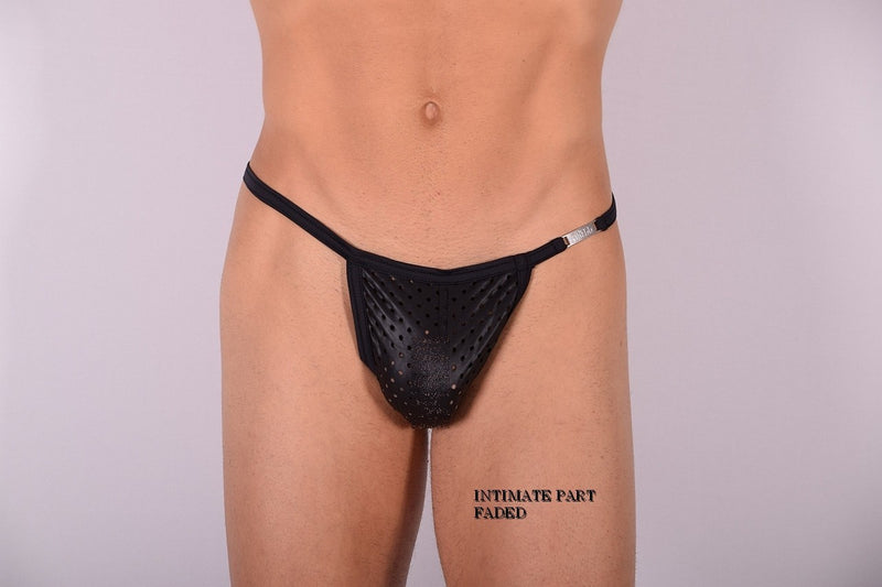 Large Gregg Homme Leather Look Black 3004 22B