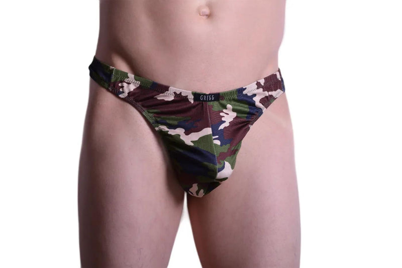 One Size Gregg Homme Swim Thong Camouflage 32/36 A9504