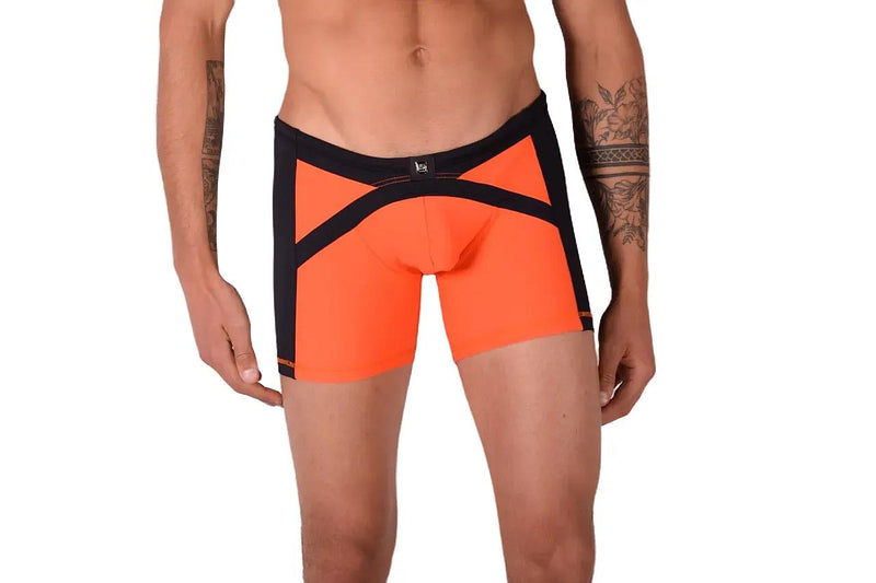 Medium Gregg homme Swimsuit Boxer Long Orange 60023 MX23