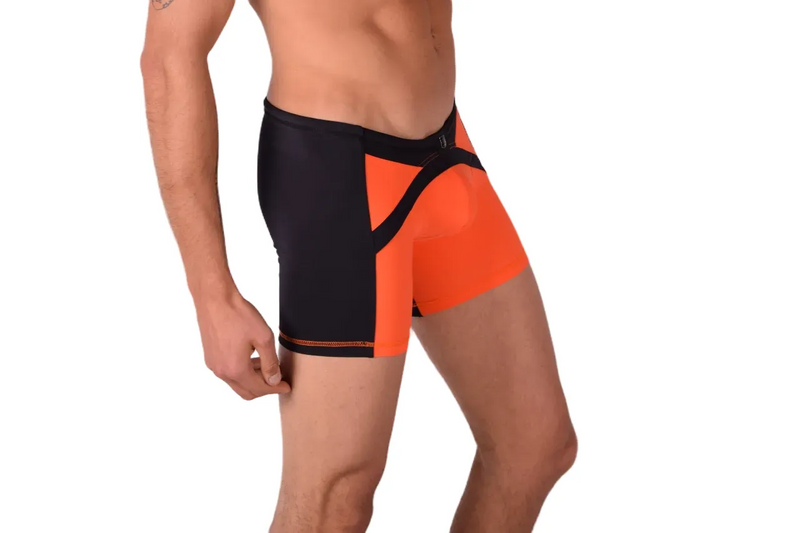 Medium Gregg homme Swimsuit Boxer Long Orange 60023 MX23