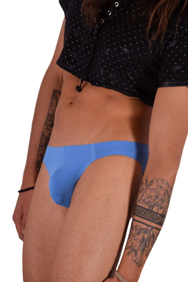 SMU Ice Mini Brief Ultra Soft Lightweight Briefs in Artic Blue 100903 22