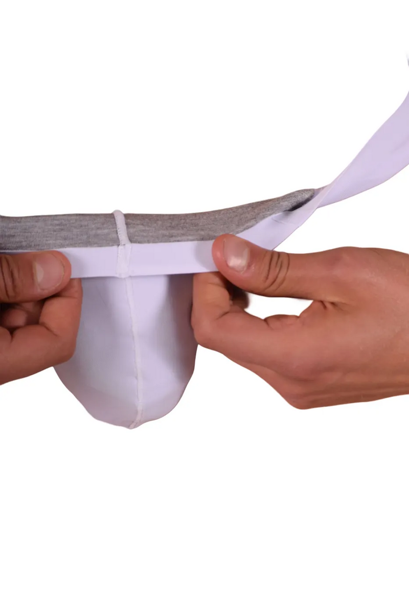 SMU Mini Brief Ultra-Soft Lightweight Ice Briefs in White 100903 22